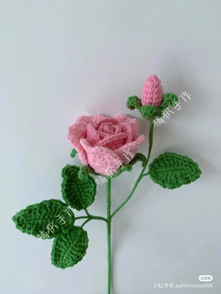 Collection of 5 beautiful flower crochet patterns