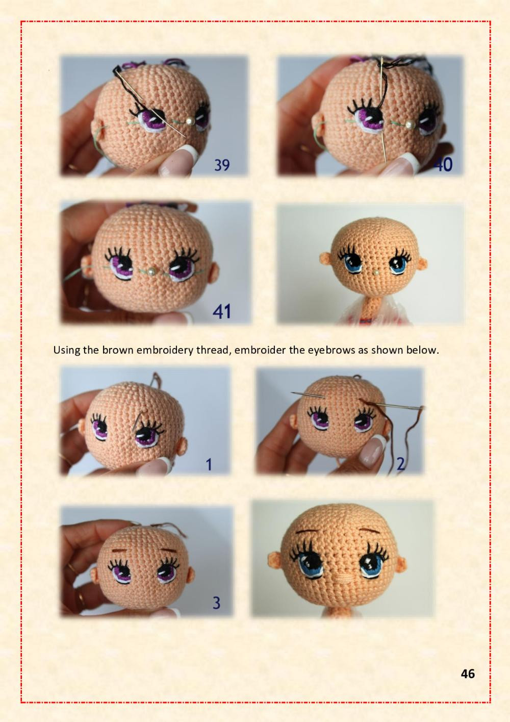 crochet doll jojo