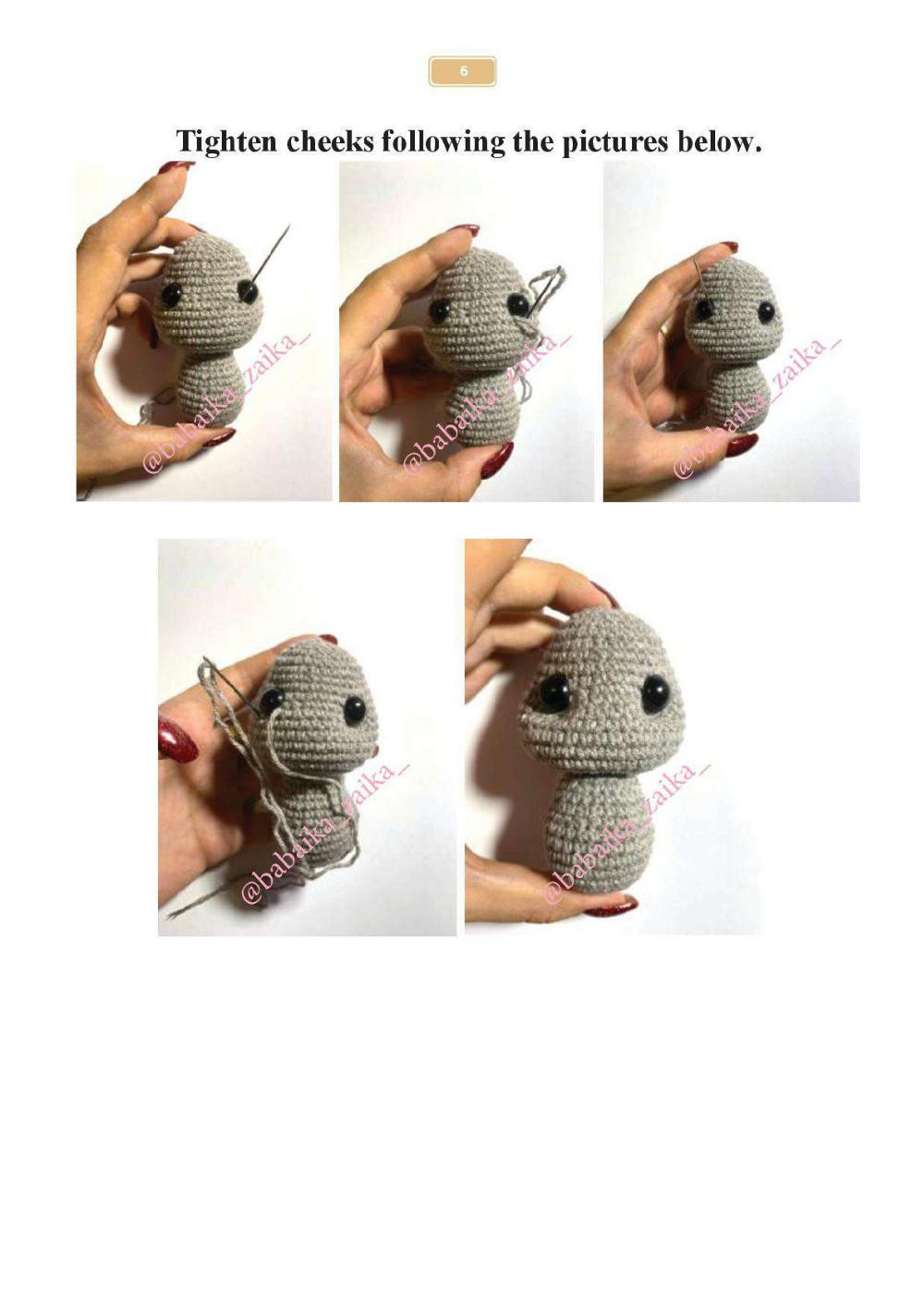 crochet pattern baby cat