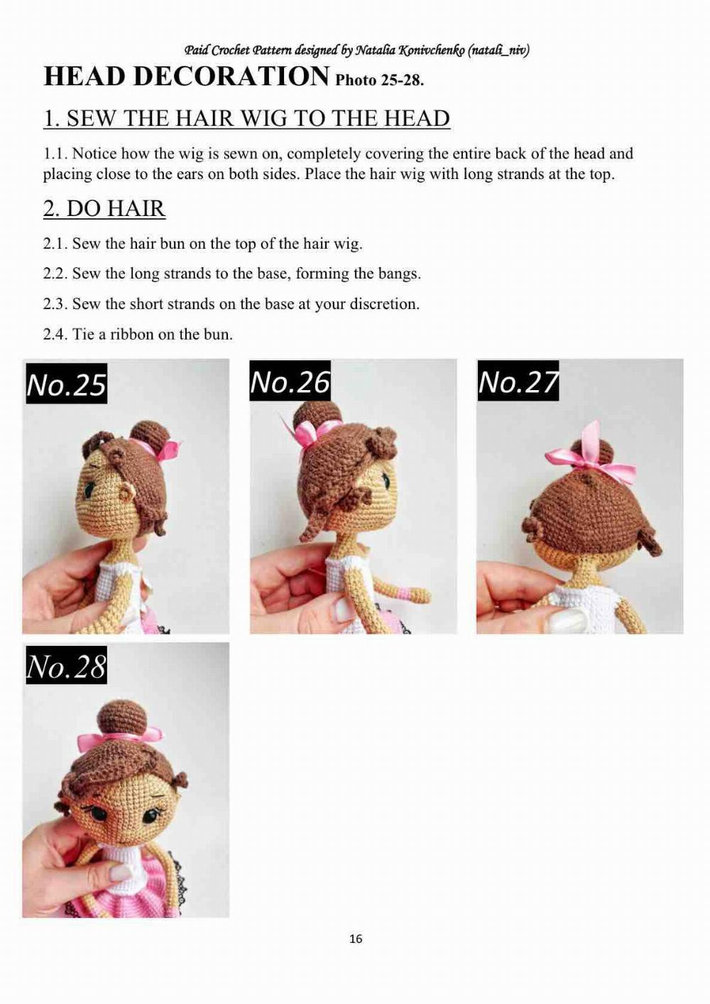 crochet pattern ballerina lola