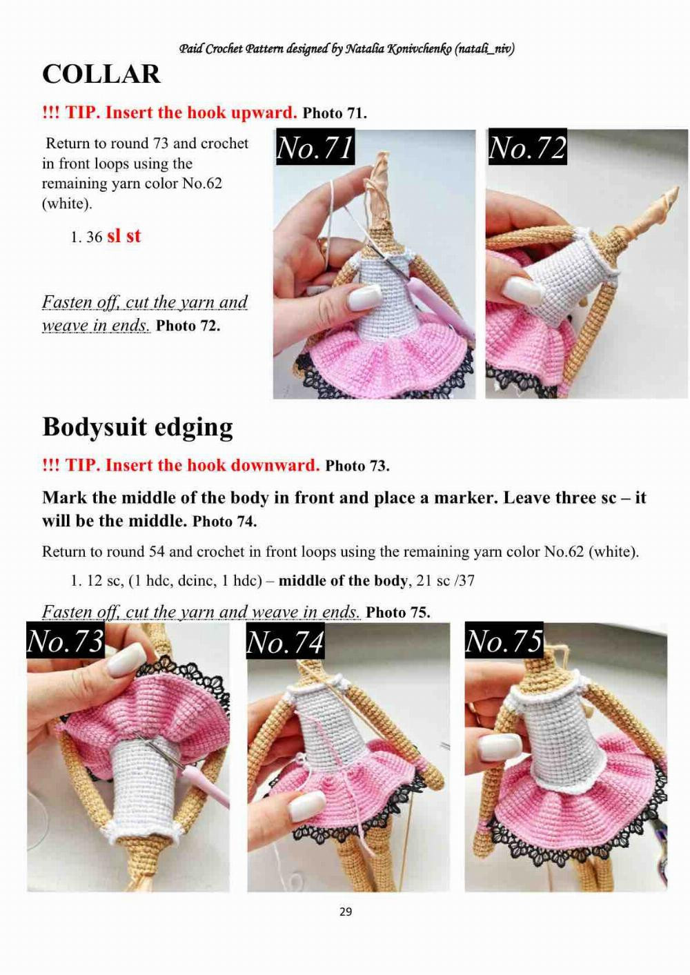 crochet pattern ballerina lola