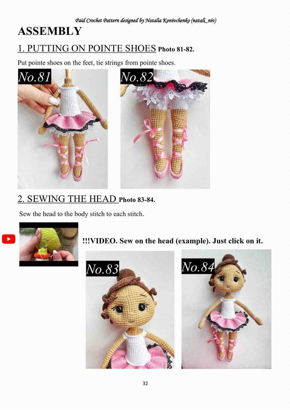 crochet pattern ballerina lola