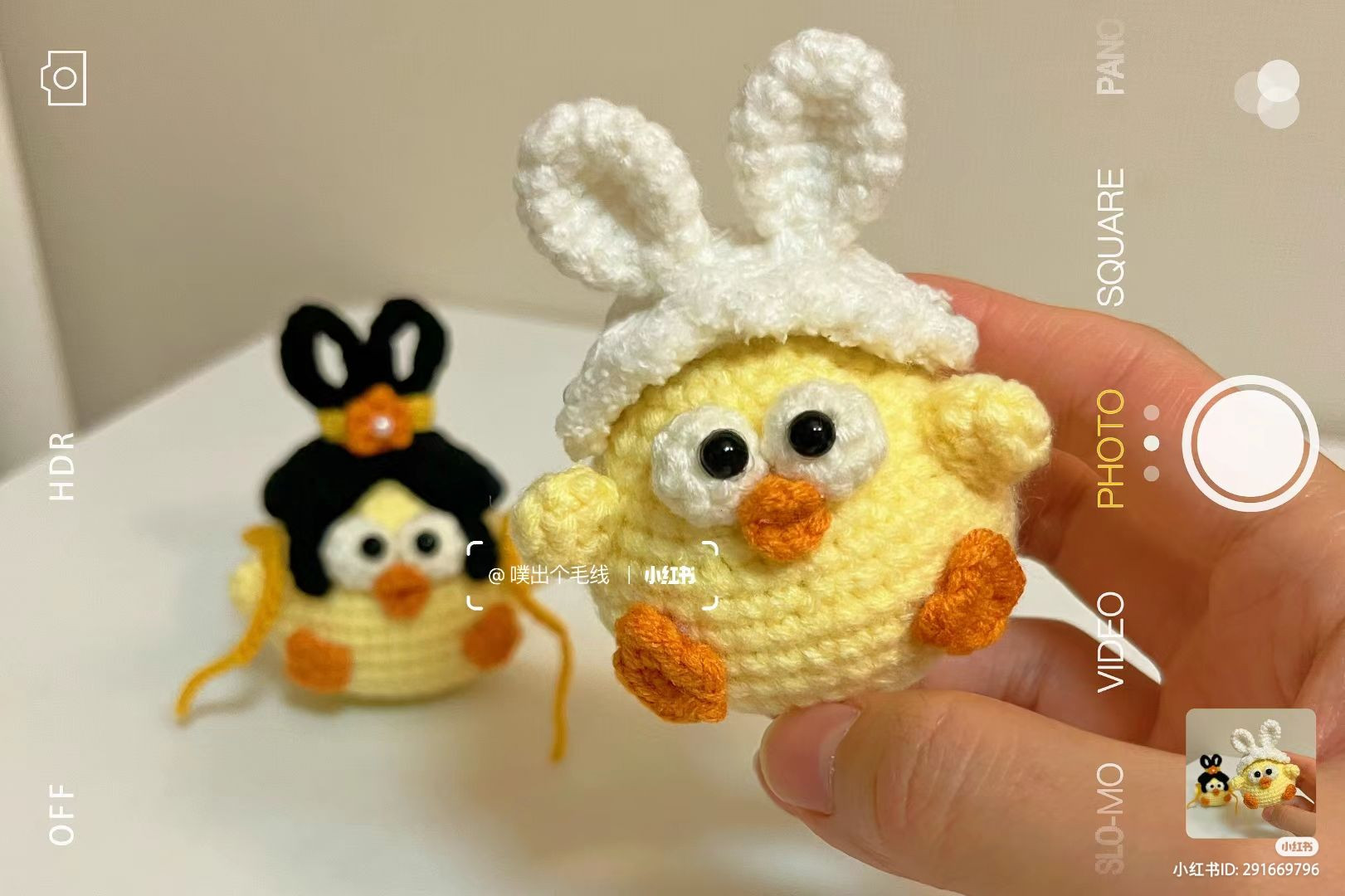 crochet pattern for a small chicken