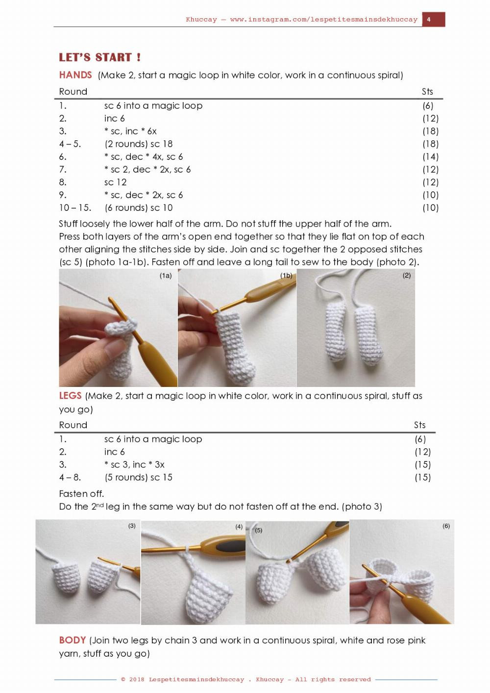 crochet pattern my little bunicorn