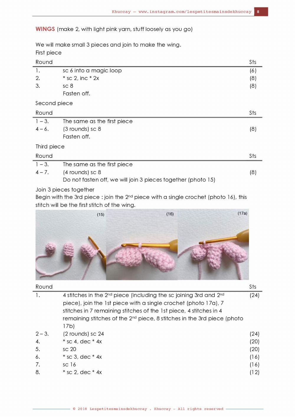 crochet pattern my little bunicorn