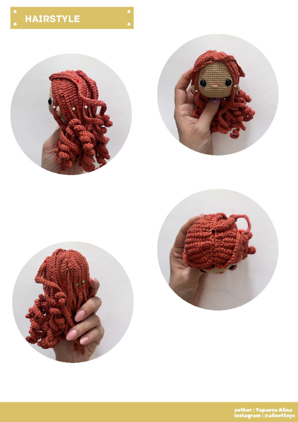 CROCHET PATTERN PRINCESS ARIEL