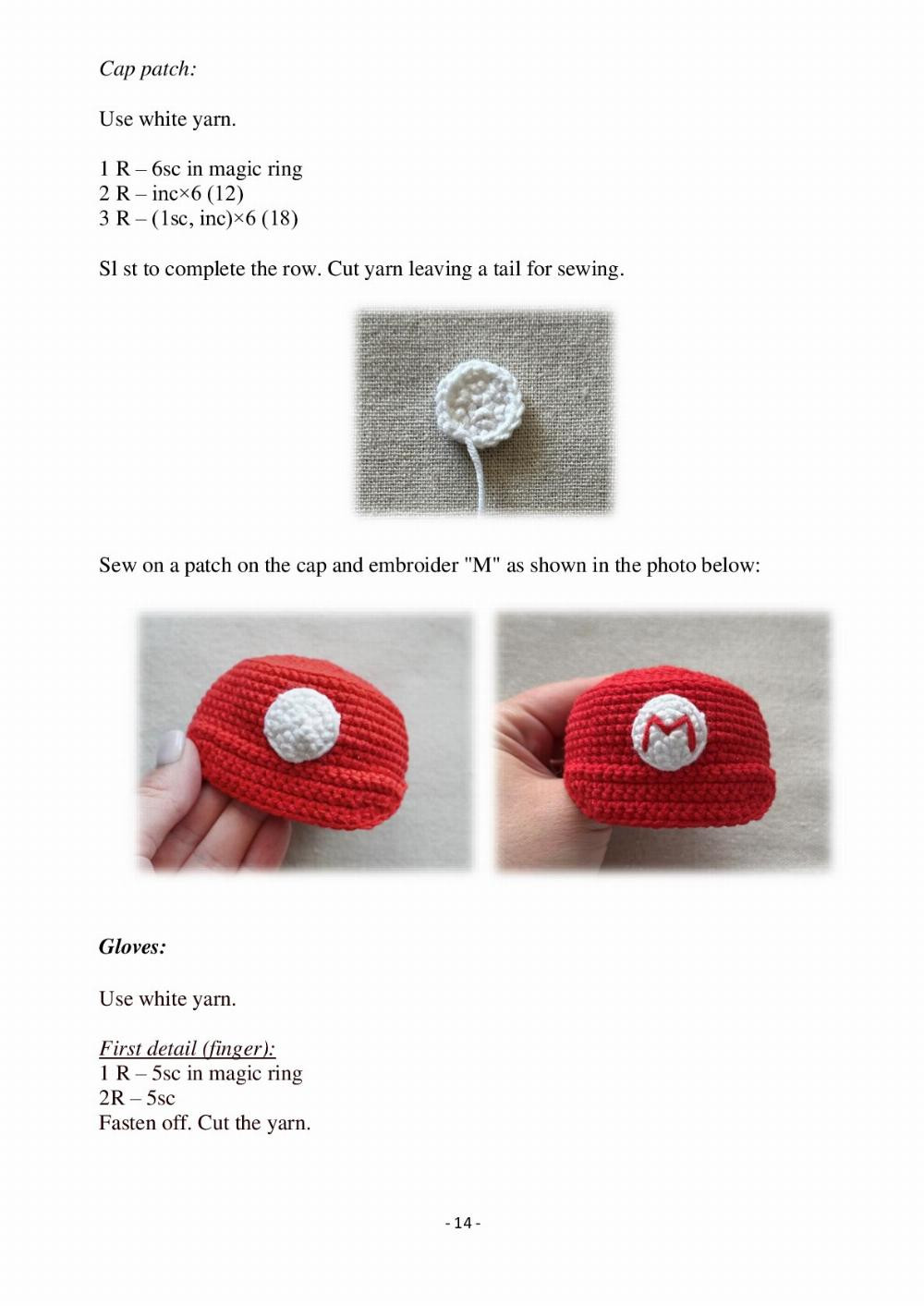 crochet pattern super mario