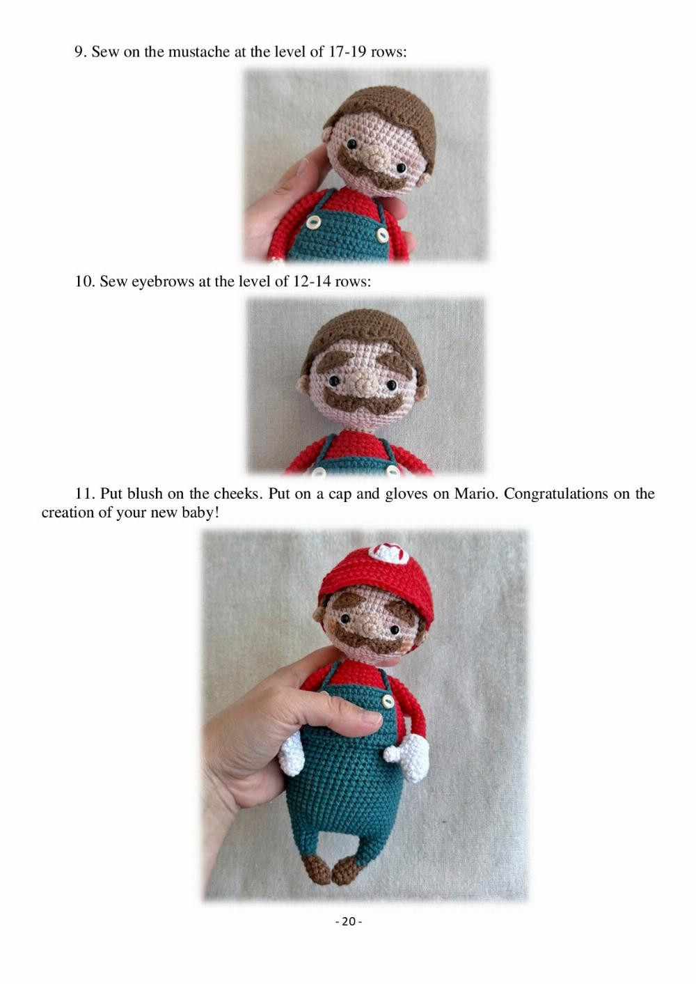 crochet pattern super mario