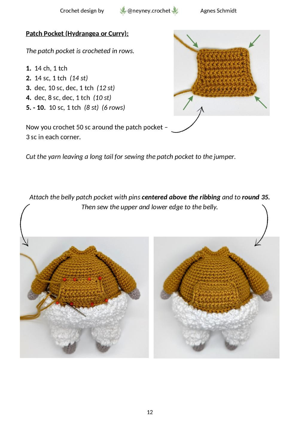 Crochet Pattern Wilma & Willi