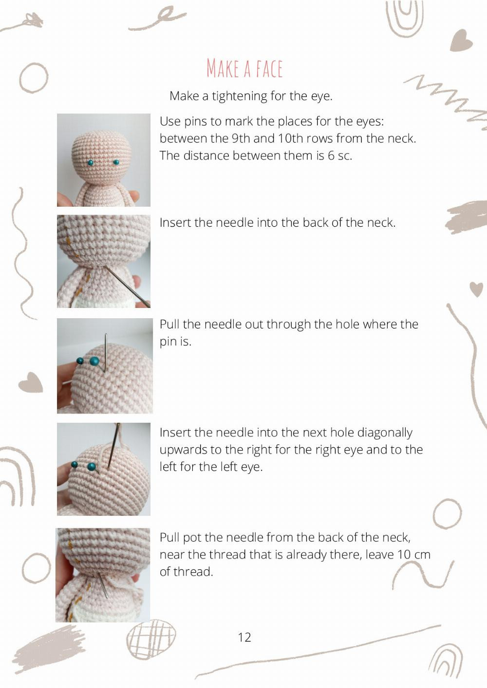 CROCHET TOY PATTERN ANGEL (CUPID)