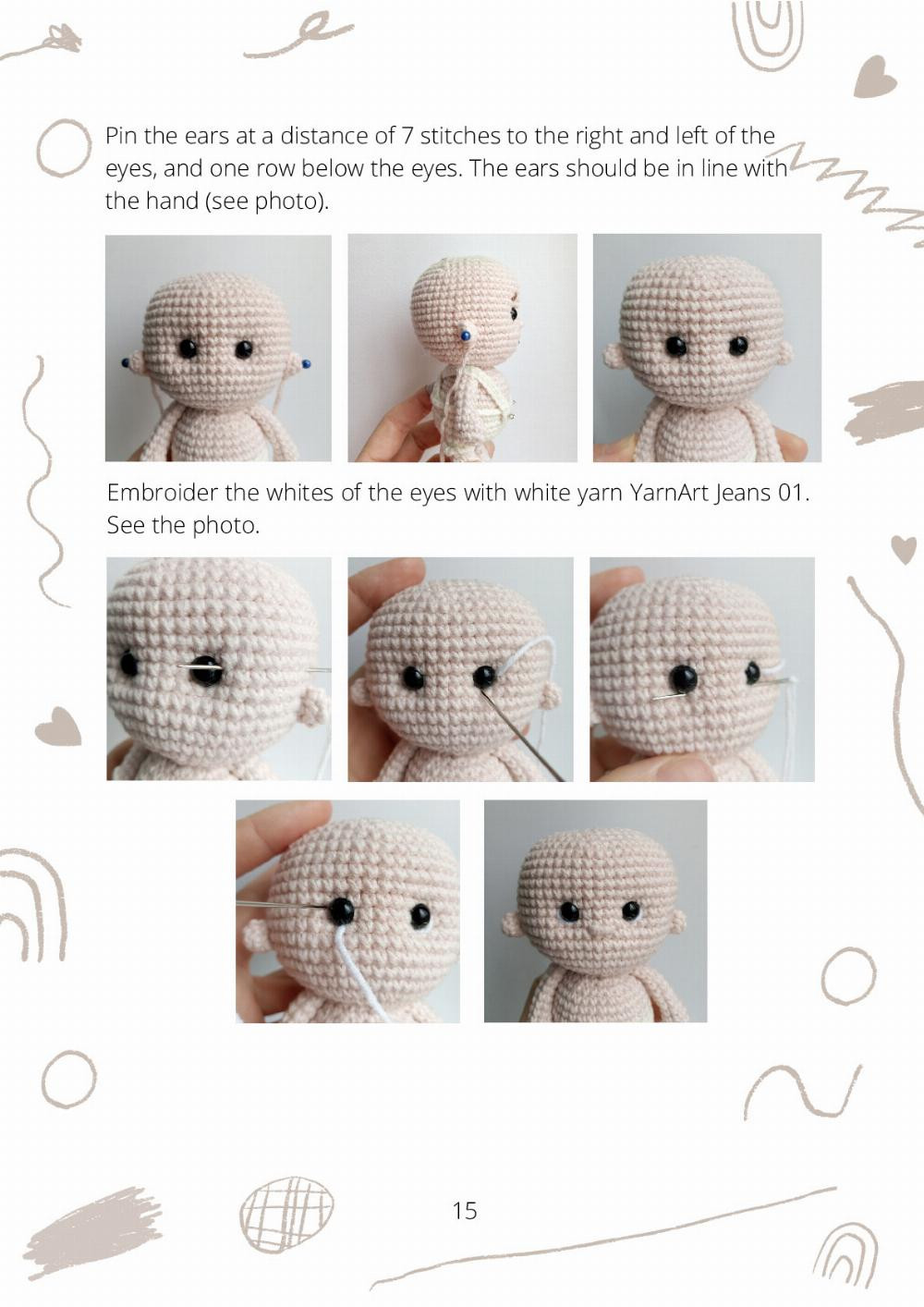 CROCHET TOY PATTERN ANGEL (CUPID)