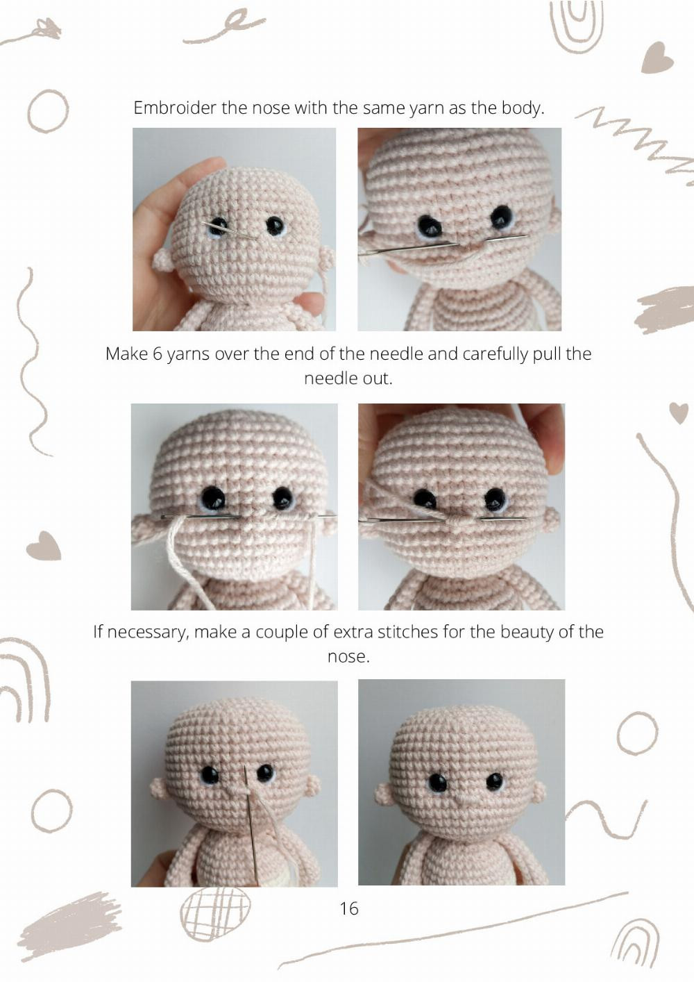 CROCHET TOY PATTERN ANGEL (CUPID)