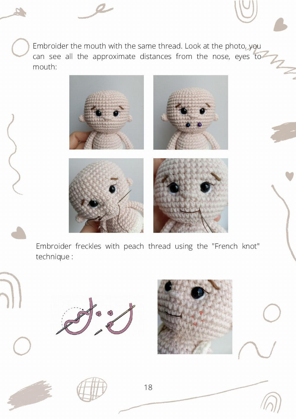 CROCHET TOY PATTERN ANGEL (CUPID)