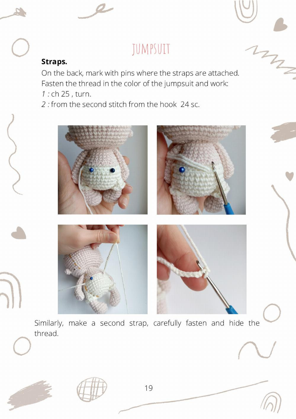 CROCHET TOY PATTERN ANGEL (CUPID)