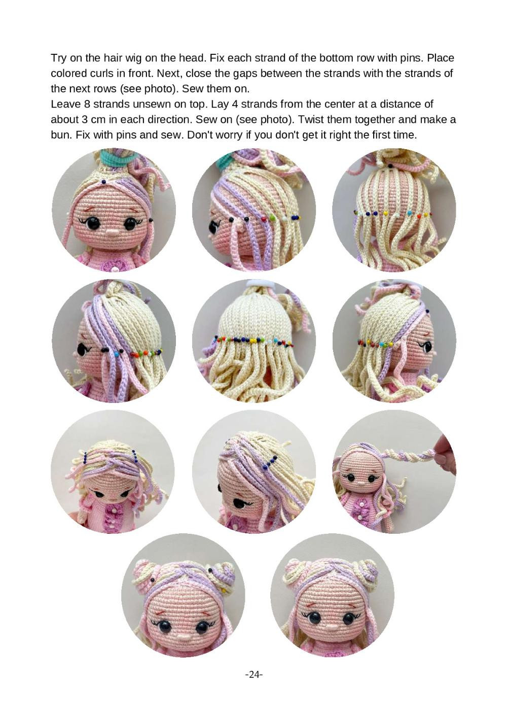 crochet toy pattern doll sonya