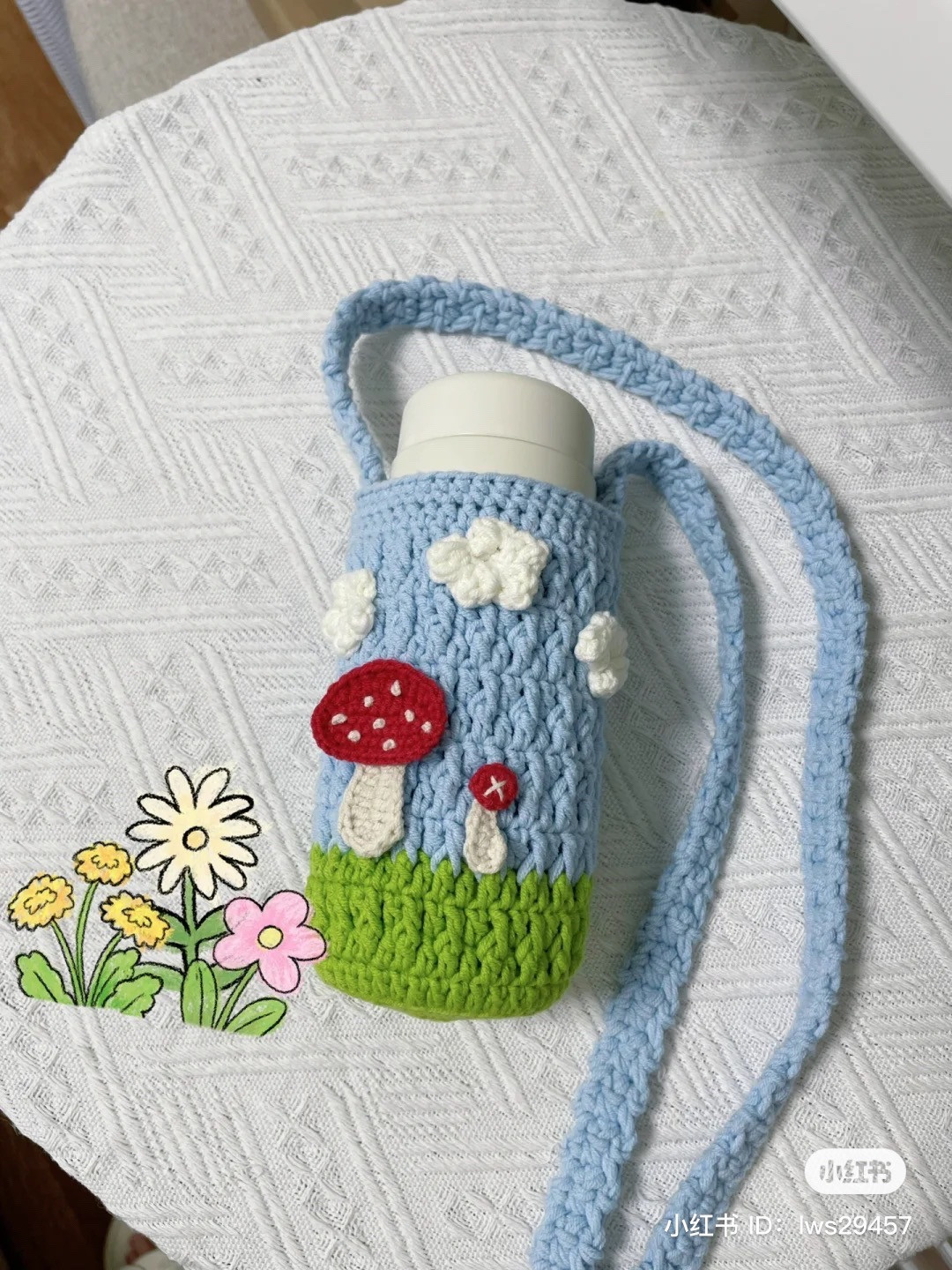 cup cover crochet pattern