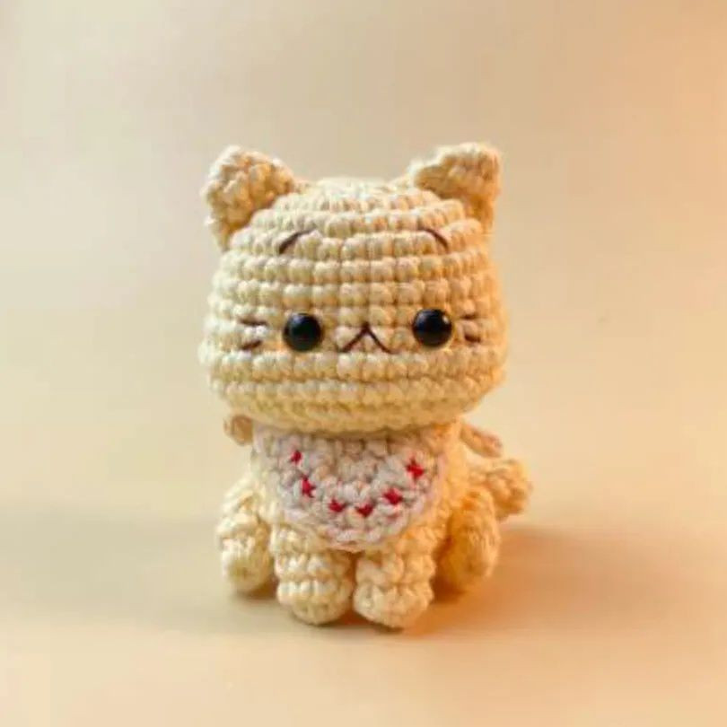 Cute cat crochet chart