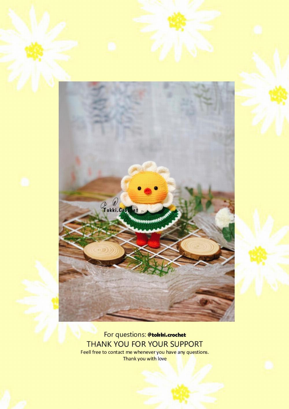 daisy the duck crochet pattern