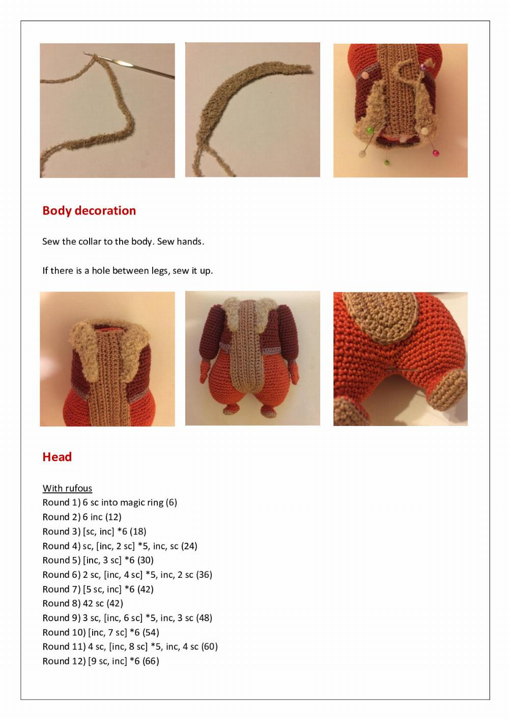 DALE crochet pattern