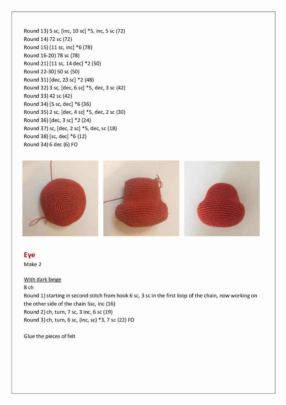 DALE crochet pattern