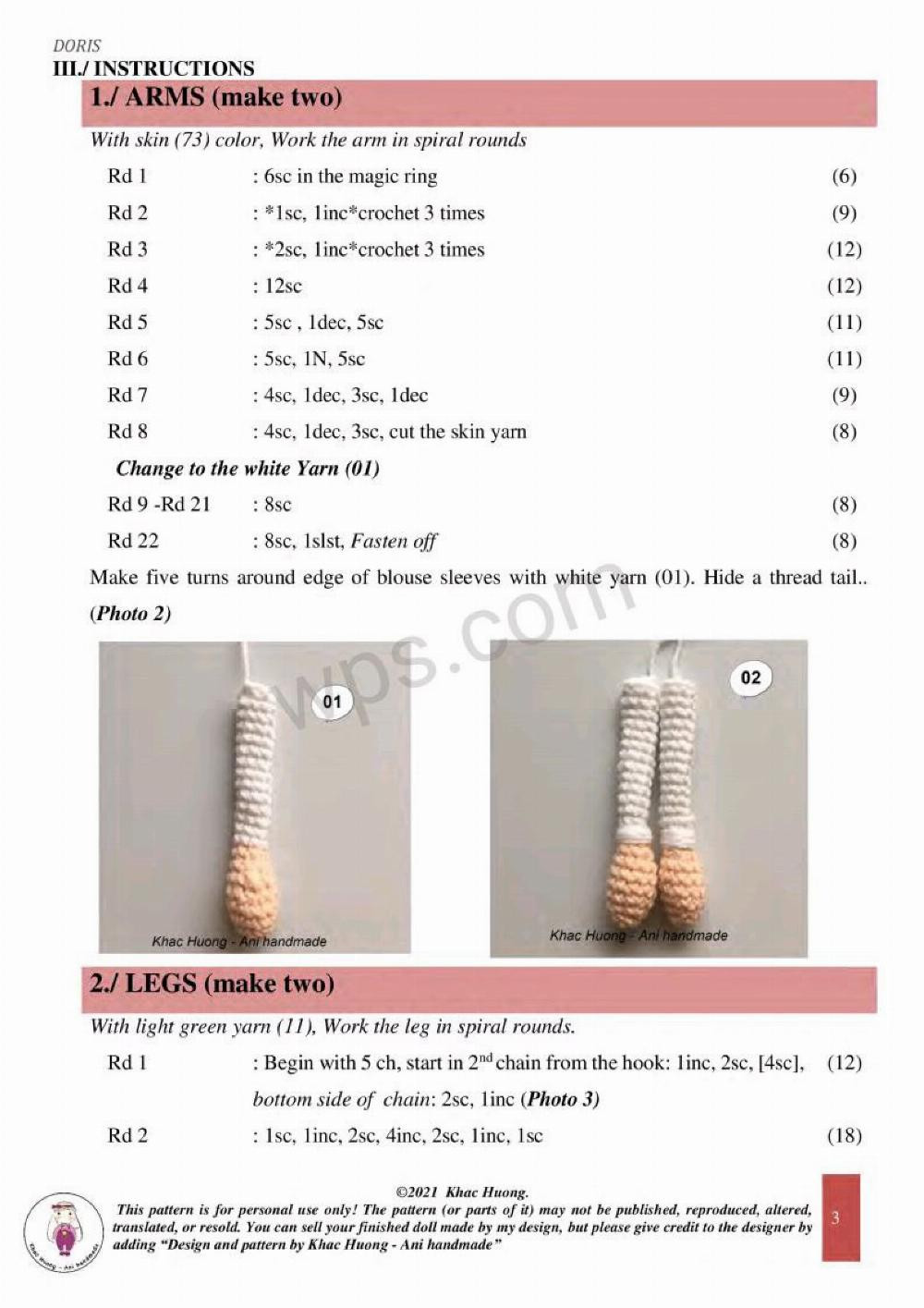 doris crochet pattern