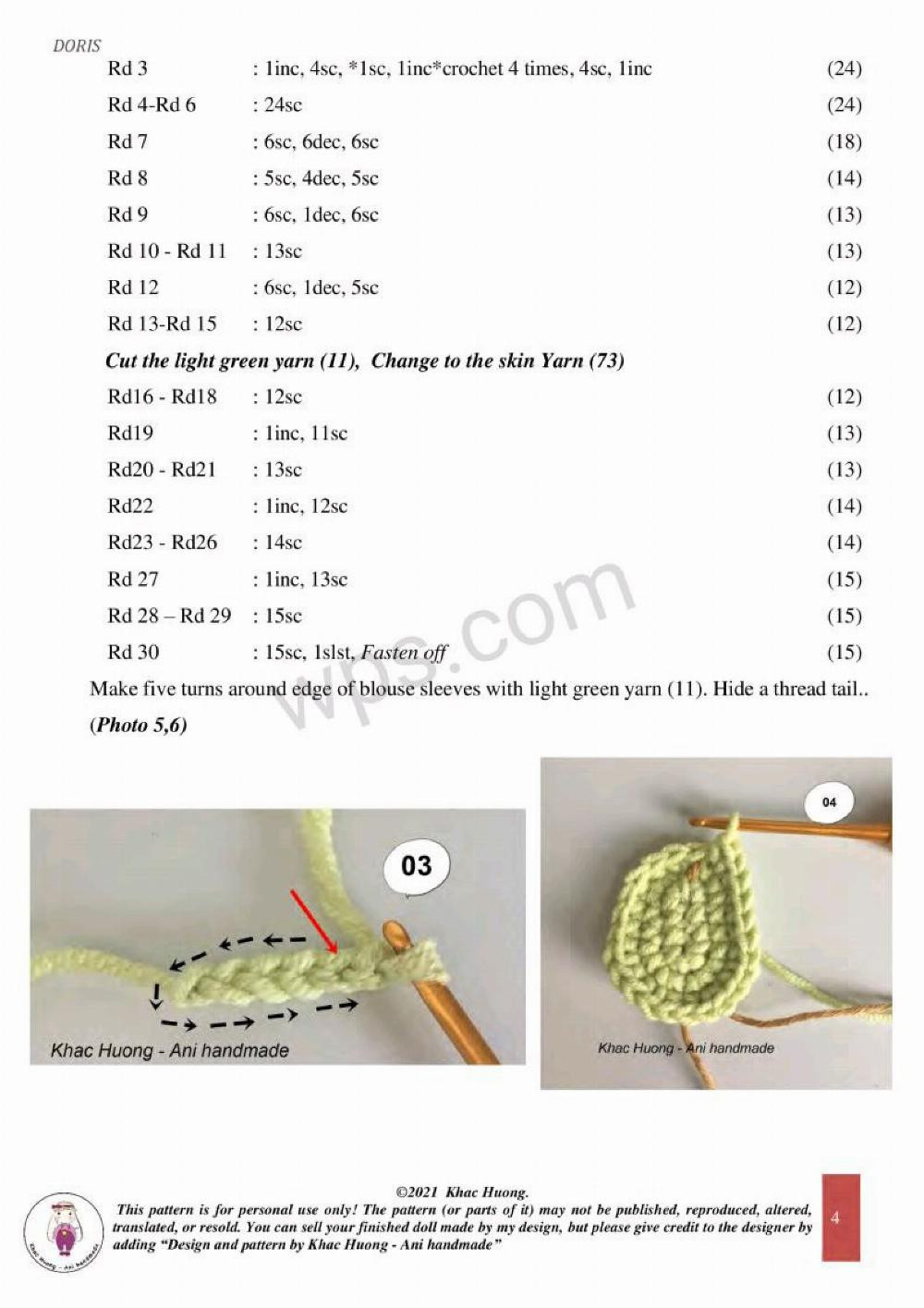 doris crochet pattern