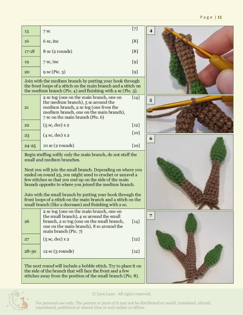 forest spirit crochet pattern