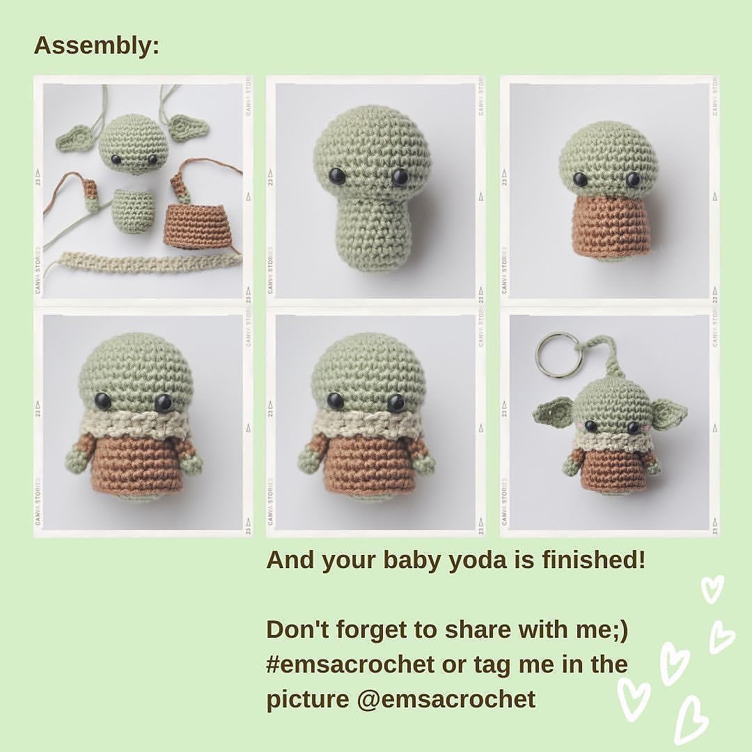 free pattern grogu baby yoda