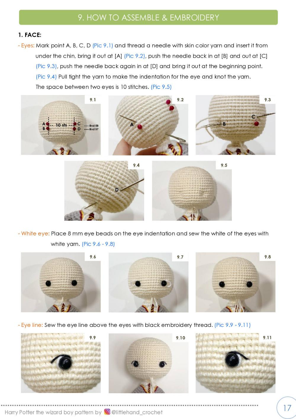 harry potter the wizard boy crochet pattern