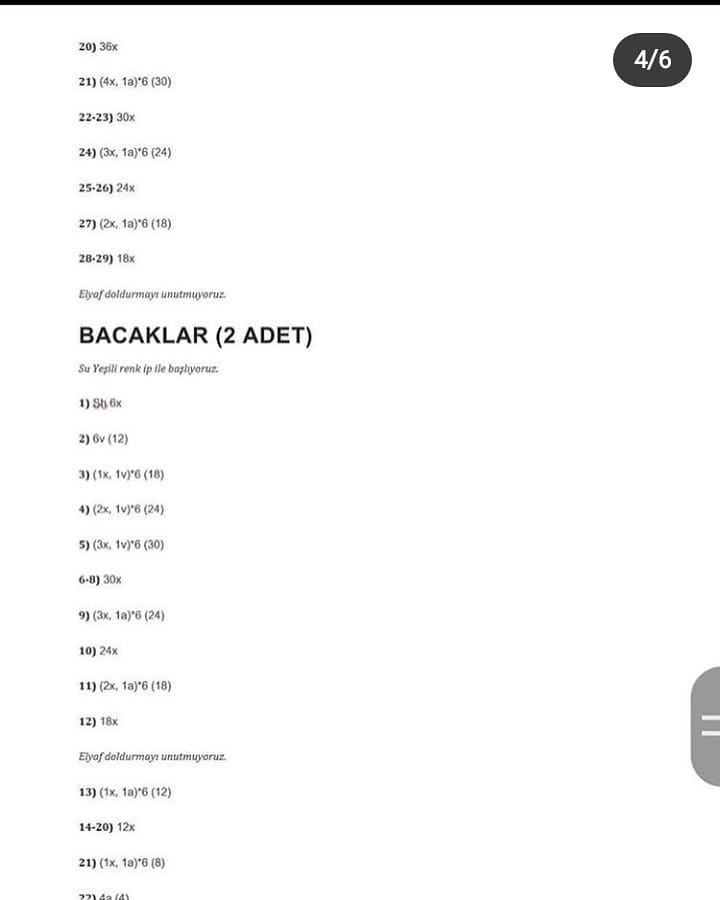 Kahverengi eşarp takan küçük bir ayı için tığ işi tarifi.