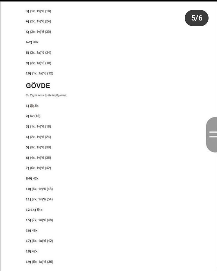 Kahverengi eşarp takan küçük bir ayı için tığ işi tarifi.