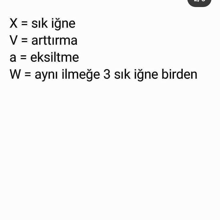 Kırmızı ve turuncu renkte Vosvos araba yünü tığ işi tarifi.