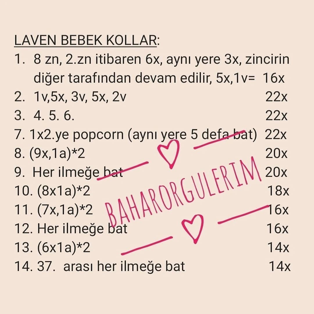 laven bebek örgü modeli 2