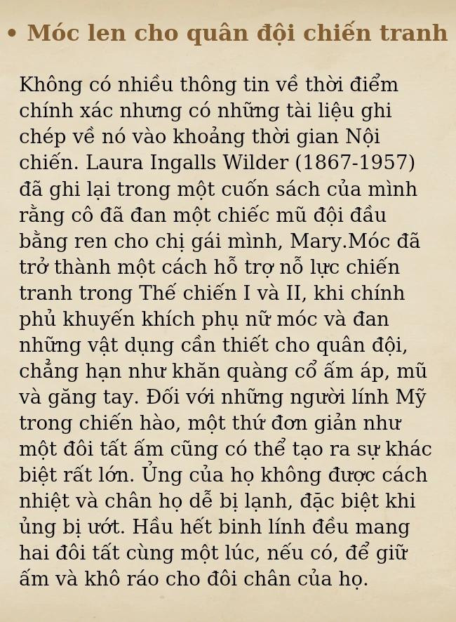 lịch sử móc len phần 1.