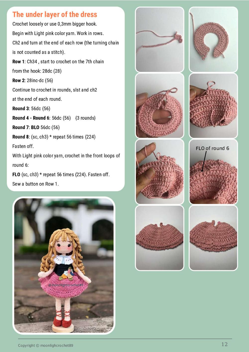 lilly doll crochet pattern