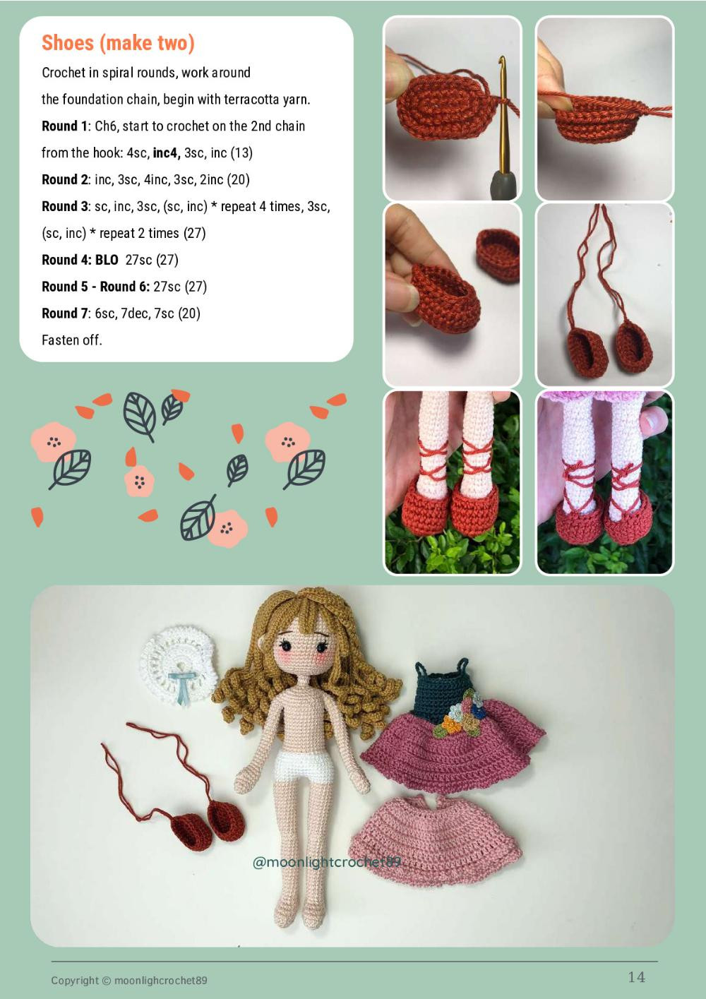 lilly doll crochet pattern