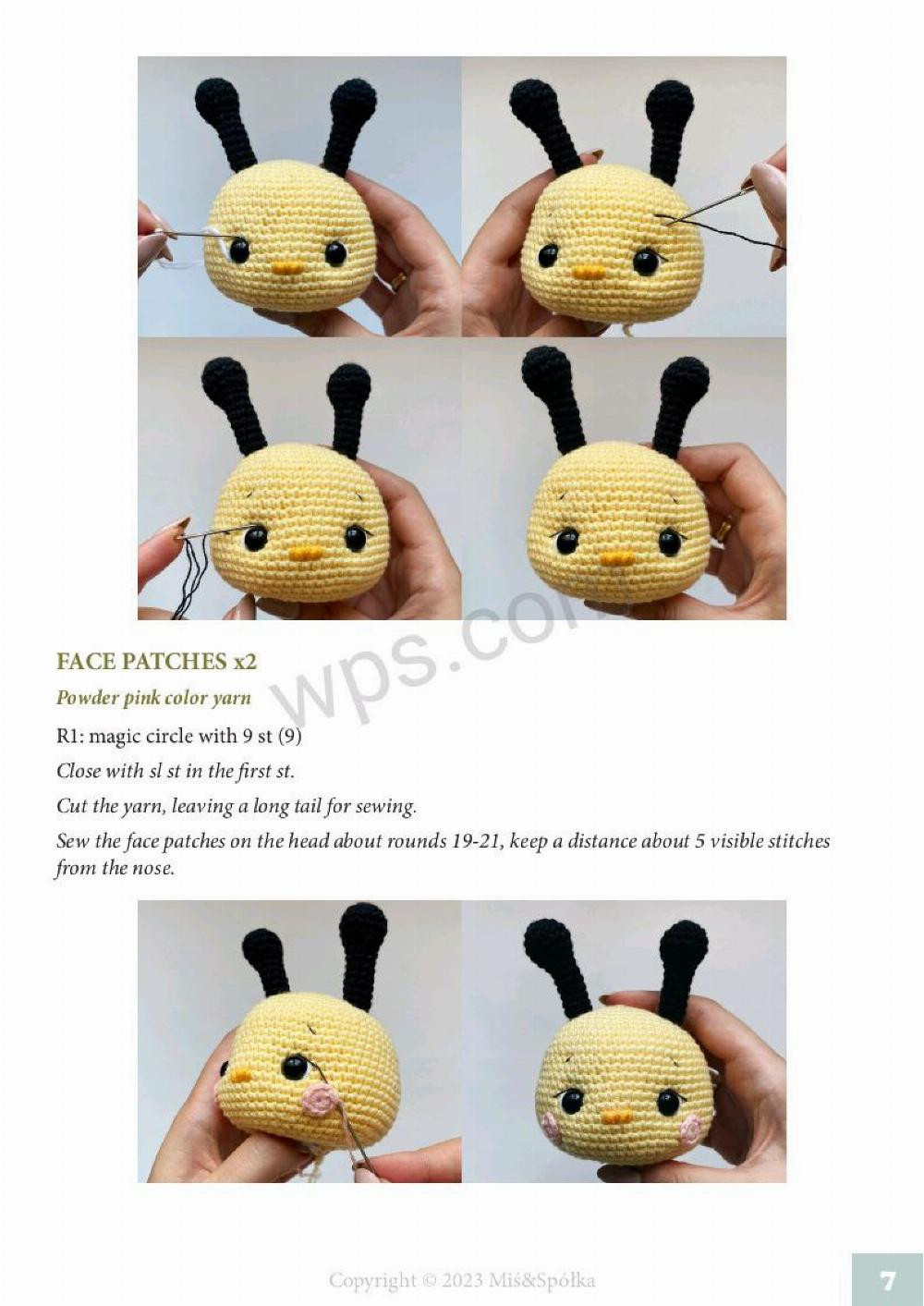 lily the bee crochet pattern