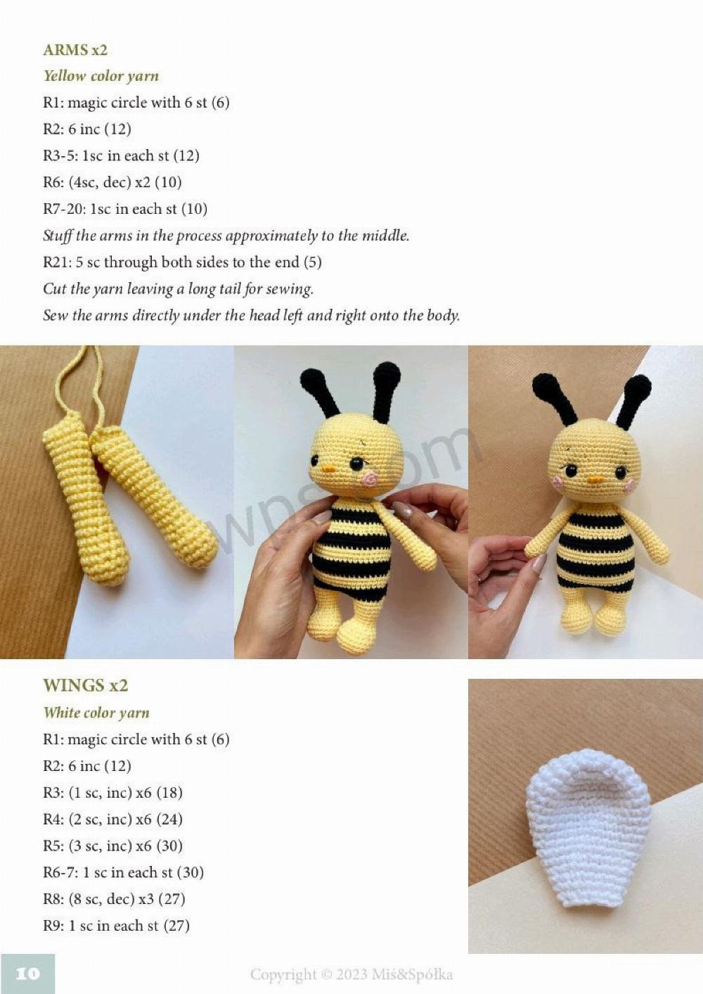 lily the bee crochet pattern