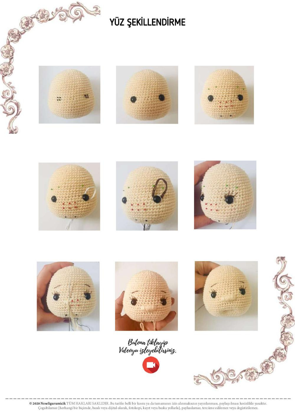 lina doll crochet pattern