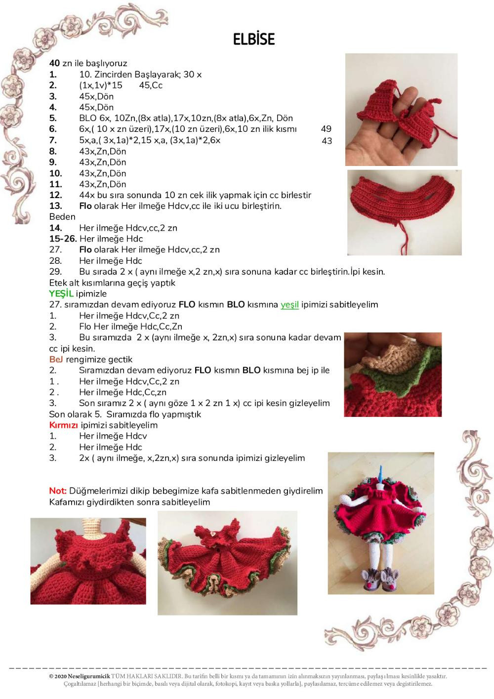 lina doll crochet pattern