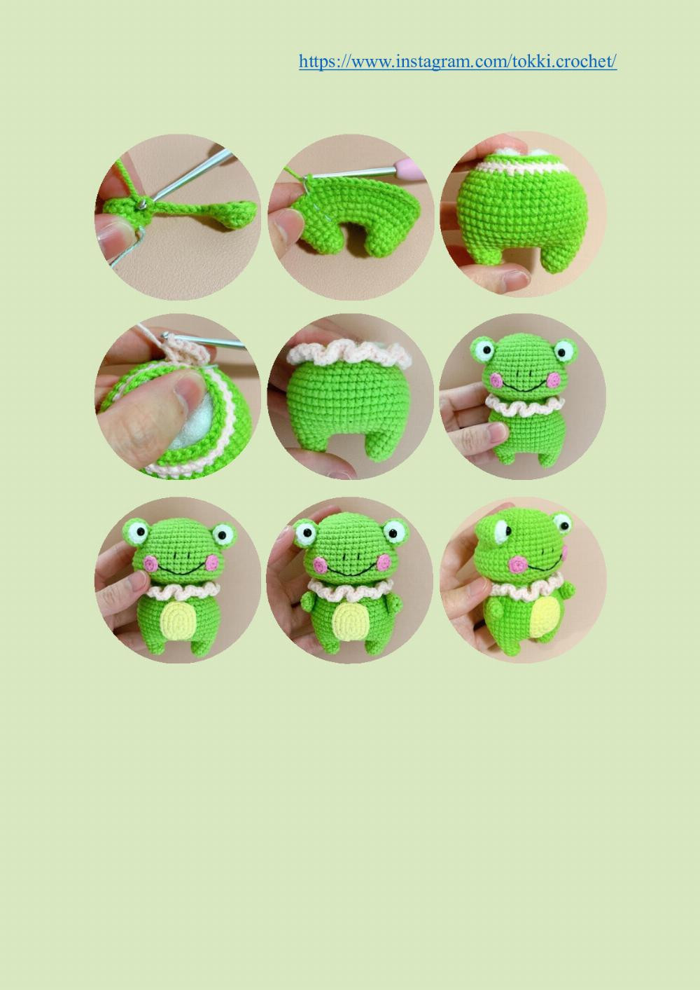 little frog crochet pattern