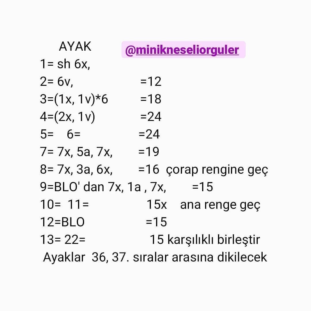 Mavi kalp, kahverengi şapka, beyaz ve siyah gözler, bacaklar ve kollar ile tığ işi modeli