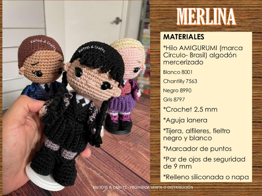 merlina crochet pattern