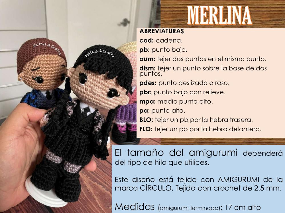 merlina crochet pattern