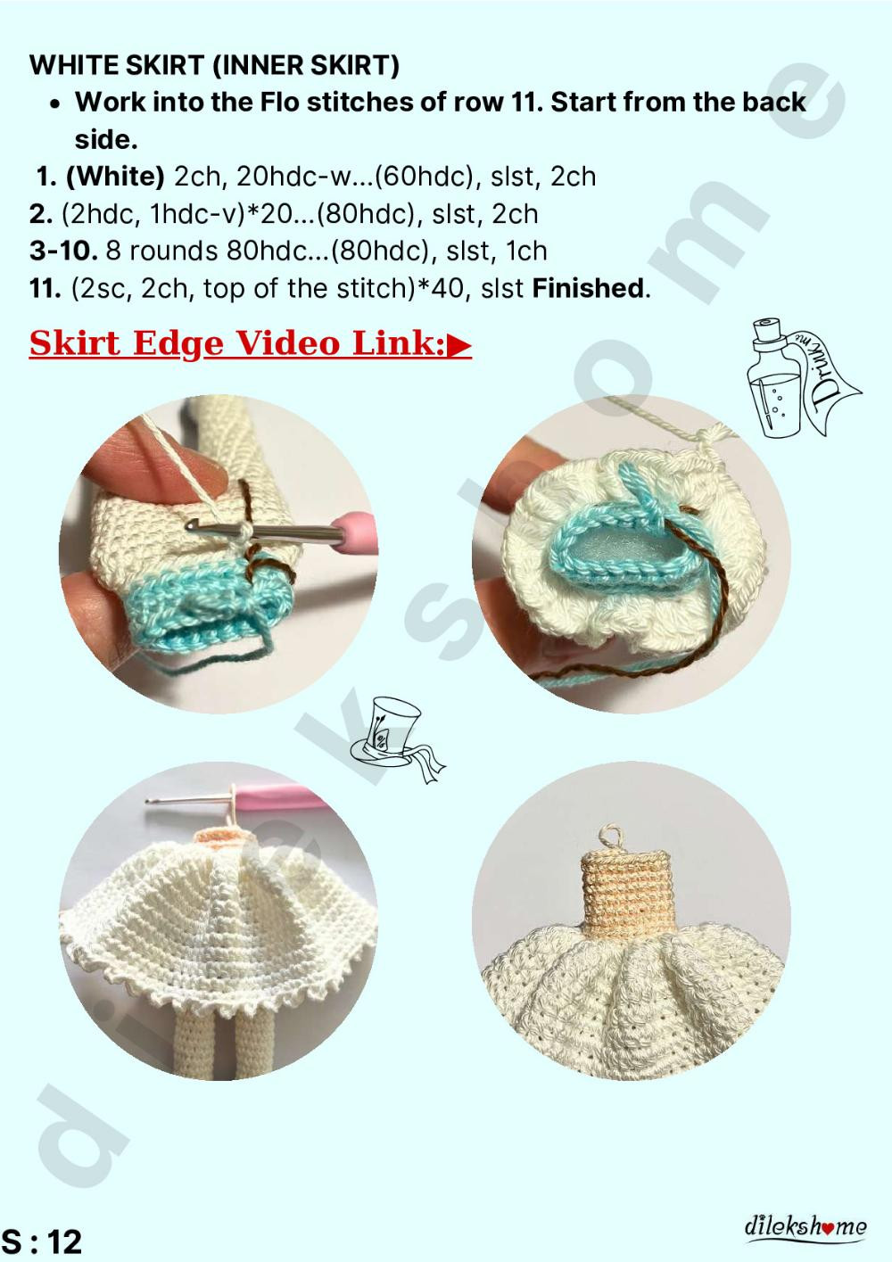 mia doll english crochet pattern