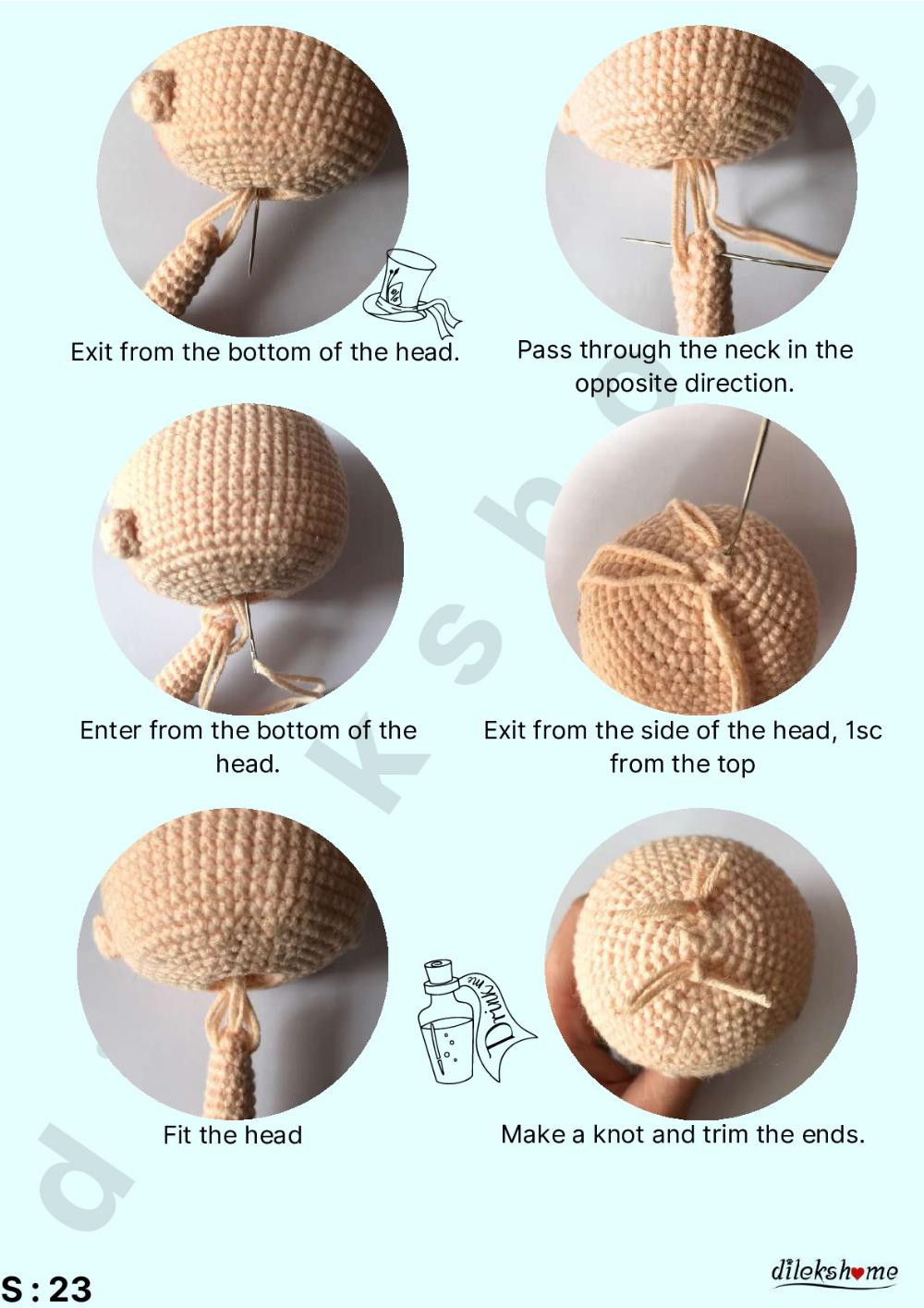 mia doll english crochet pattern