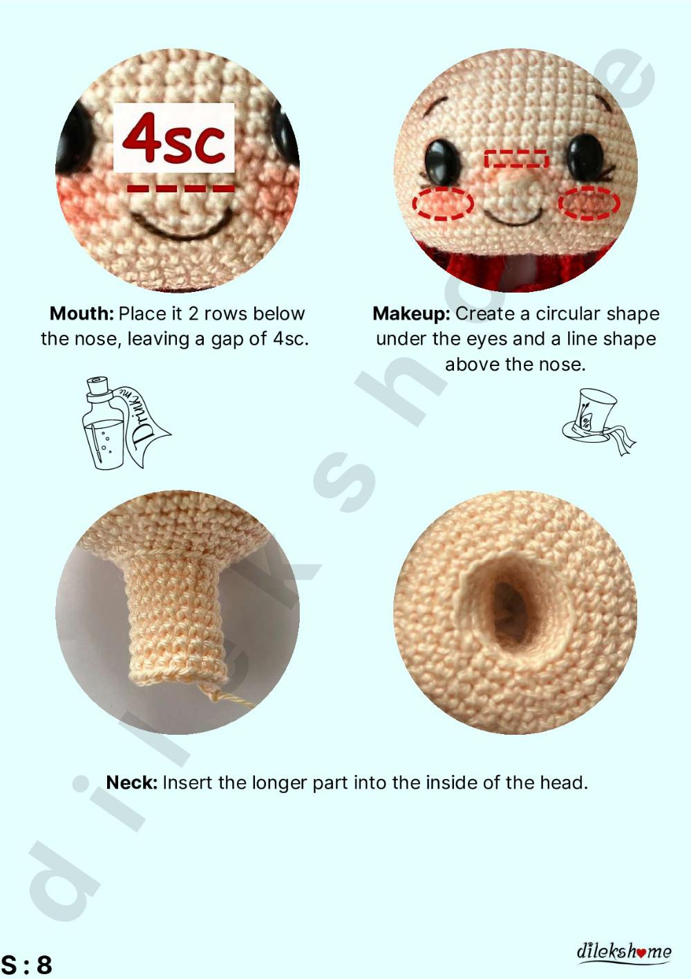 mia doll english crochet pattern