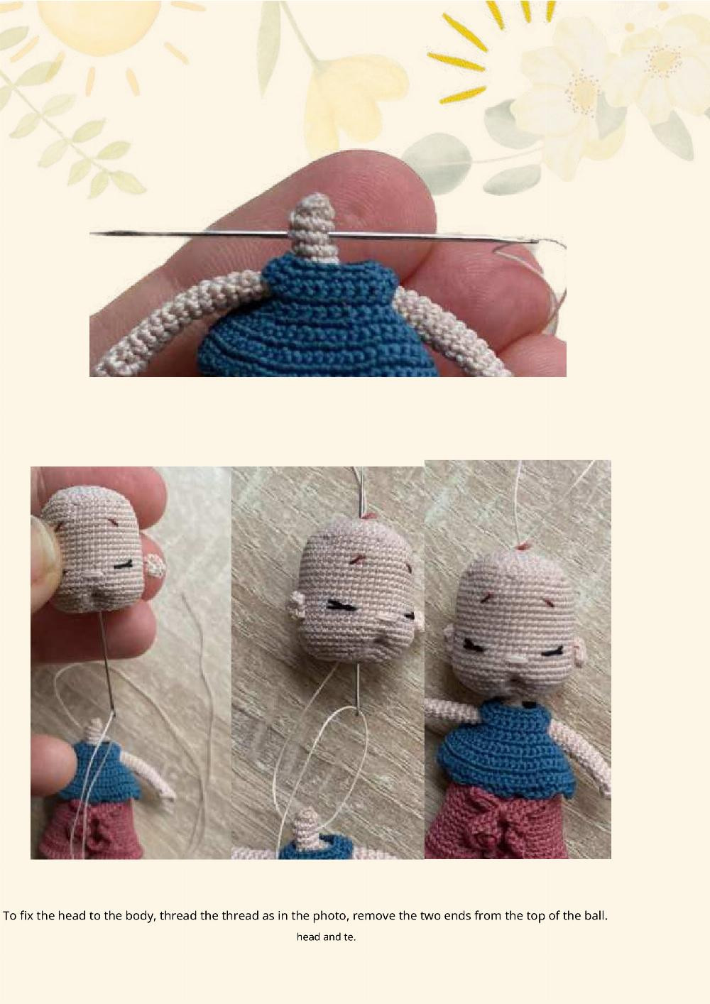 miniature sushu doll crochet pattern