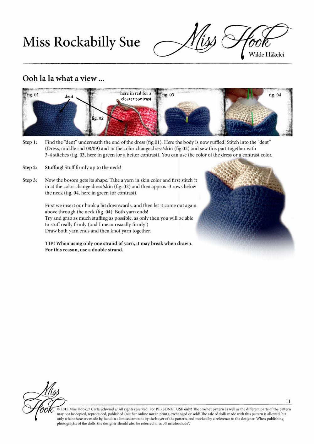 miss rockabilly sue crochet pattern