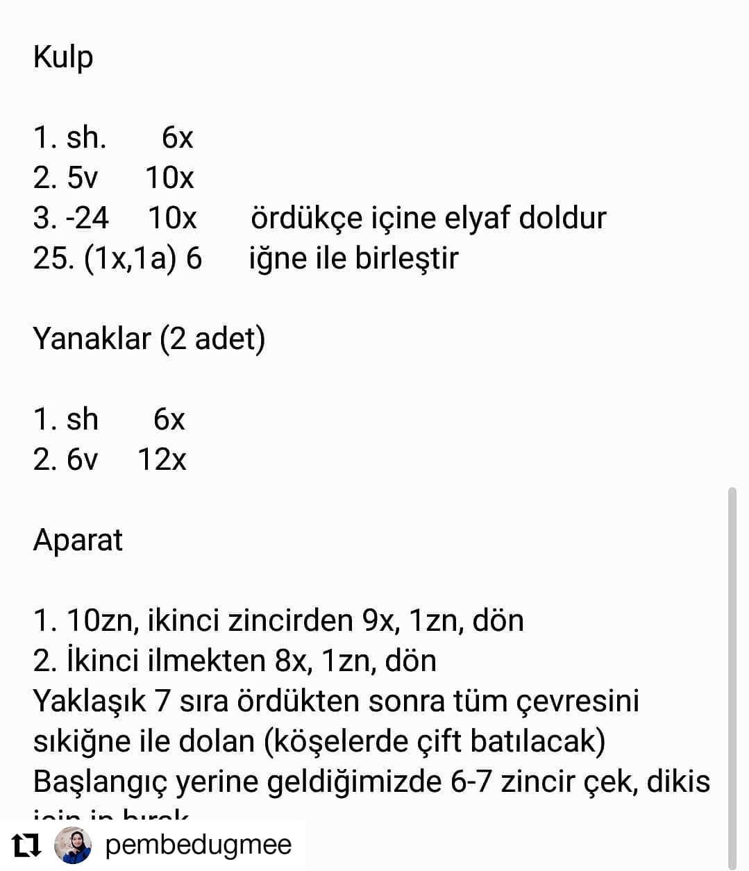 Mor tavşanlı bardak tığ işi modeli